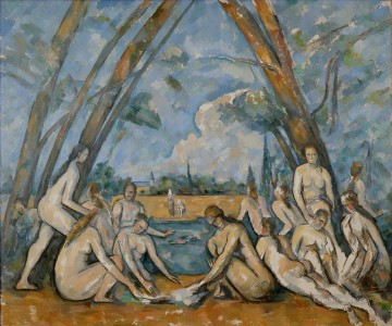 paul canvas - Large Bathers 2 Paul Cezanne